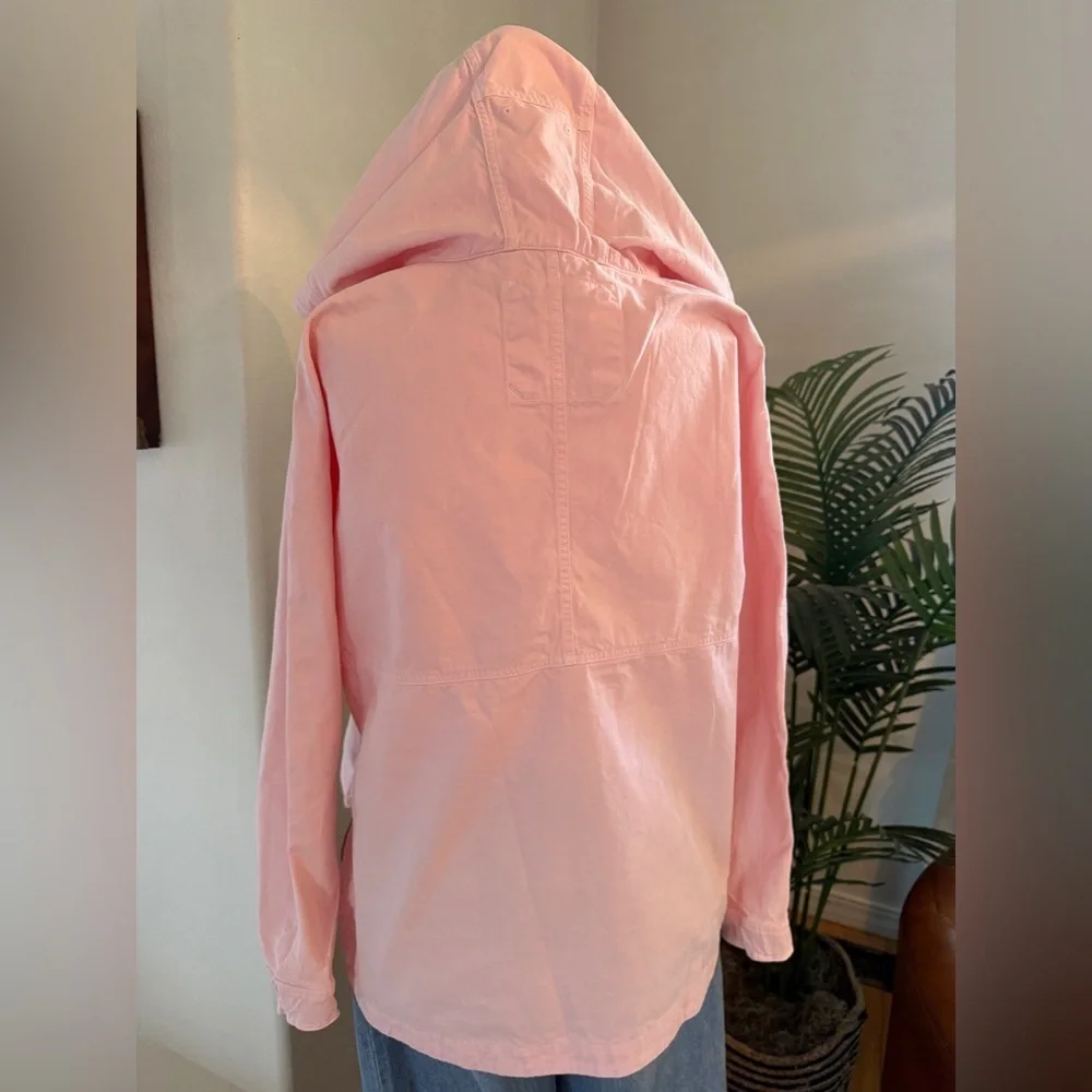 American Eagle Outfitters Light Pink Half Zip Pullover Jacket - Picture 3 of 8